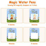 Alphabet Water Coloring Cards with 2 Magic Water Pens