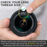 Altura Photo 52MM 0.35x HD Fisheye Nikon Wide Angle Lens (w/Macro Portion)  (Refurbished)