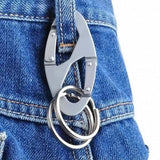 Aluminum Alloy Key Chain Ring Hook Holder Outdoor Calabash Keychain Camping