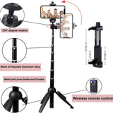 Aluminum Alloy Selfie Stick Phone Tripod