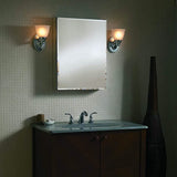 Aluminum Single Medicine Cabinet with Mirror Door