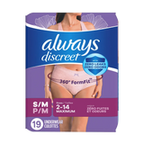 Always Discreet Maximum Protection Underwear for Women