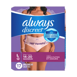 Always Discreet Maximum Protection Underwear for Women
