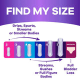 Always Discreet Moderate Long Pads, 4 Drops