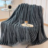 Faux Rabbit Fur Velvet Blanket