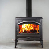 Amantii Lynwood Wood Burning Cast Iron Stove Fireplace [LYNWOOD-W76] (SAK25618)
