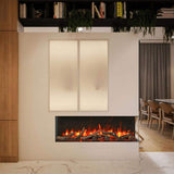 Amantii Tru-View Slim Smart 3-Sided Built-In Electric Fireplace [50/60-TRV-SLIM] (SAK28645)