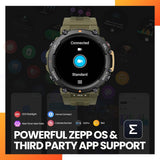 Amazfit T-Rex 2 Smart Watch for Men  (Refurbished)