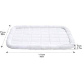 Amazon Basics Faux Sherpa Padded Bolster Pet Bed