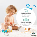 Amazon Brand - Mama Bear Gentle Touch Diapers, Size 5, 132 Count (4 packs of 33)