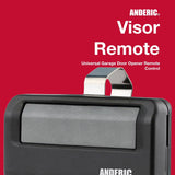 Anderic Substitute for LiftMaster 891LM 1-Button Vizor 310/315/390 MHz Garage Door Opener Remote Control [891LM]