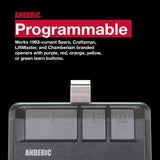 Anderic Substitute for Chamberlain 953EVC 3-Button For all Chamberlain with Learn key Garage Door Opener Remote Control [893MAX]