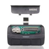 Anderic Substitute for LiftMaster 61LM / 61LMC 1-Button Visor 390 MHz Garage Door Opener Remote Control [375UT-3button]