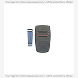 Anderic Substitute for Crusader M220 300MHZ 10 dip switch visor sized remote Garage Door Opener Remote Control [375UT-2button]