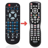 Anderic Substitute for RCA RCR504BZ 4-Device Universal Remote Control [RRU401]