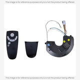 Substitute for Hampton Bay Brookedale 60 Inch Ceiling Fan Remote Control and Receiver Kit for Air Cool 247008054 [UC7058RKIT]