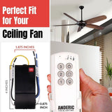 Anderic Substitute Kit for Hampton Bay UC7067RYAI / 1000408143 Ceiling Fan Receiver - UC7067RYAI [63T-AC83T-KIT]