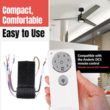 Anderic Substitute for Monte Carlo DC8-72SGZ Ceiling Fan Receiver - DC8-72SGZ-L-D-1-C - [DC8-96SG8]