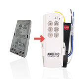 Anderic Substitute Kit for Hunter 99119 - IN2RX13 Ceiling Fan Receiver K021905000 [63T-AC83T-KIT]