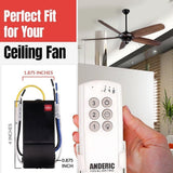 Anderic Substitute Kit for Hunter 27185-060 Ceiling Fan Remote Control Kit [63T-AC83T-KIT]