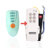 Anderic Substitute Kit for TR158C KUJCE10721 Ceiling Fan Remote Control [63T-AC83T-KIT]