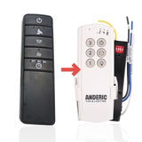 Anderic Substitute Kit for TR221A Ceiling Fan Remote Control [63T-AC83T-KIT]