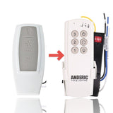 Anderic Substitute Kit for Hunter 99110 Universal 3-Speed IN2TX36 Ceiling Fan Remote Control Kit [63T-AC83T-KIT]