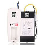 Anderic Substitute Kit for Harbor Breeze ZJF-RT01A Ceiling Fan Remote Control [63T-AC83T-KIT]