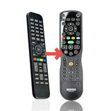 Anderic Substitute For Channel Master CM7500GB16rem Digital TV Tuner Converter Remote Control [RRCM7500]