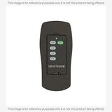 Anderic Substitute for Craftmade UC7224T Ceiling Fan Remote Control [UNVWALLKIT001]