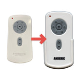 Anderic Substitute for Fanimation Fans RH787T / TR29 Ceiling Fan Remote Control [RR787T]