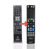 Anderic Substitute for Funai NF018UD TV/DVD Remote Control [RMD14731]