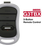 Anderic Substitute for Genie G3TBX 3 button visor Garage Door Opener Remote Control [G3TBX]