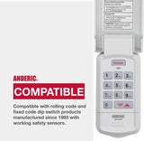 Anderic Substitute for Genie GUK-R Universal Keypad Compatible with LiftMaster Chamberlain Genie Craftsman and More Garage Door Opener Remote Control [GUK-R]