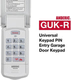 Anderic Substitute for LiftMaster 976LM / 96LM / 976LMC Wireless Keyless Entry 390 Mhz Garage Door Opener Remote Control [GUK-R]