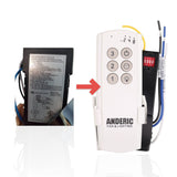 Anderic Substitute Kit for Hampton Bay MR181B-3 Ceiling Fan Receiver [63T-AC83T-KIT]