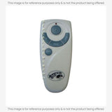Anderic Substitute for Hampton Bay UC7083T CHQ7083T White Ceiling Fan Remote Control [RR7083TUDL]