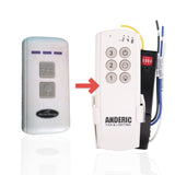 Anderic Substitute Kit for Harbor Breeze KUJCE9805 Ceiling Fan Remote Control [63T-AC83T-KIT]