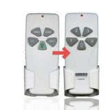 Anderic Substitute for KUJCE9103 for Harbor Breeze Ceiling Fan Remote Control [FAN53TW]