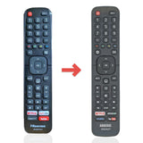 Anderic Substitute for Hisense EN2AT27H Smart TV Remote Control [EN2A27]