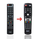 Anderic Substitute for Hitachi CLU-4986S TV Remote Control CLU4986S [RR49101S]