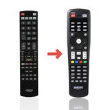 Anderic Substitute for Hitachi CLU-4984S TV Remote Control CLU4984S [RR49101S]