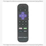 Anderic Substitute for Hitachi 101018E0017 2019 Roku TV Remote Control [RRLF16]