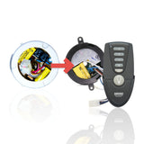 Anderic Substitute for Hunter 8511204 Ceiling Fan Receiver [MR77A-RR7222T434-KIT]