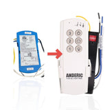 Anderic Substitute Kit for Hunter K243115000 for 99370 Ceiling Fan Receiver [63T-AC83T-KIT]