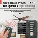 Anderic Substitute for Hunter 8511201 Ceiling Fan Receiver - 85112-01 [MR77A-RR7222T434-KIT]