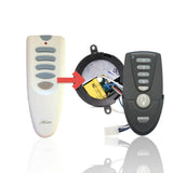 Anderic Substitute for Hunter 8509501/8509502 Ceiling Fan Remote Control [MR77A-RR7222T434-KIT]