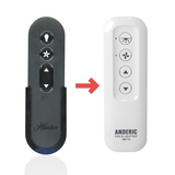 Anderic Substitute for Hunter K5579-01 IN2TX45 Ceiling Fan Remote Control [99770]