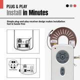 Anderic Substitute for Kichler RH786R Ceiling Fan Receiver | 7861SS-02 - 230RPM [RH786R/RR787T-KIT]