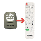 Anderic Substitute for Lasko 2033601 Space Heater Remote Control [RRFAN100A]